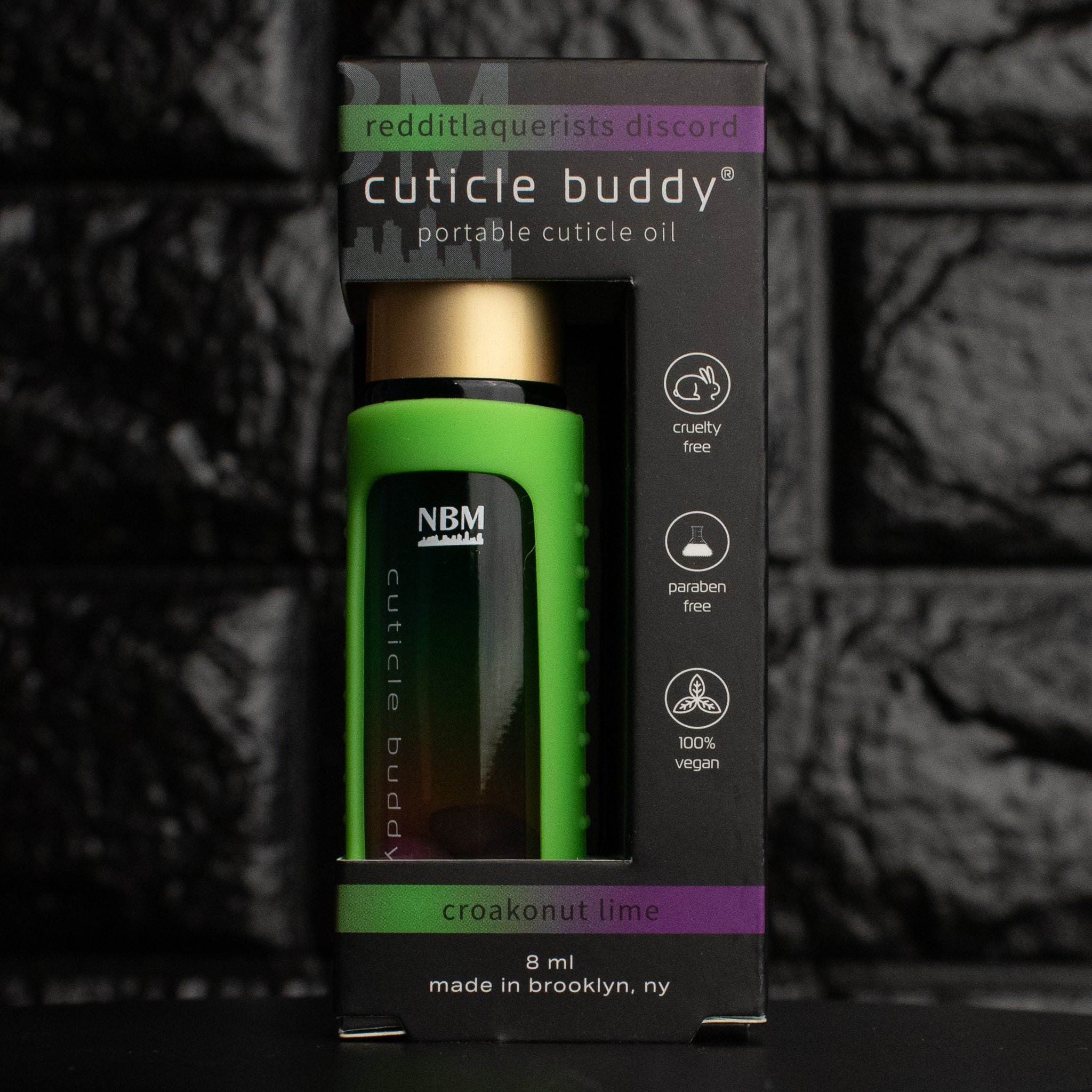 Croakonut Lime Cuticle Oil 8ml | Coconut Lime Verbena Scented | NBM