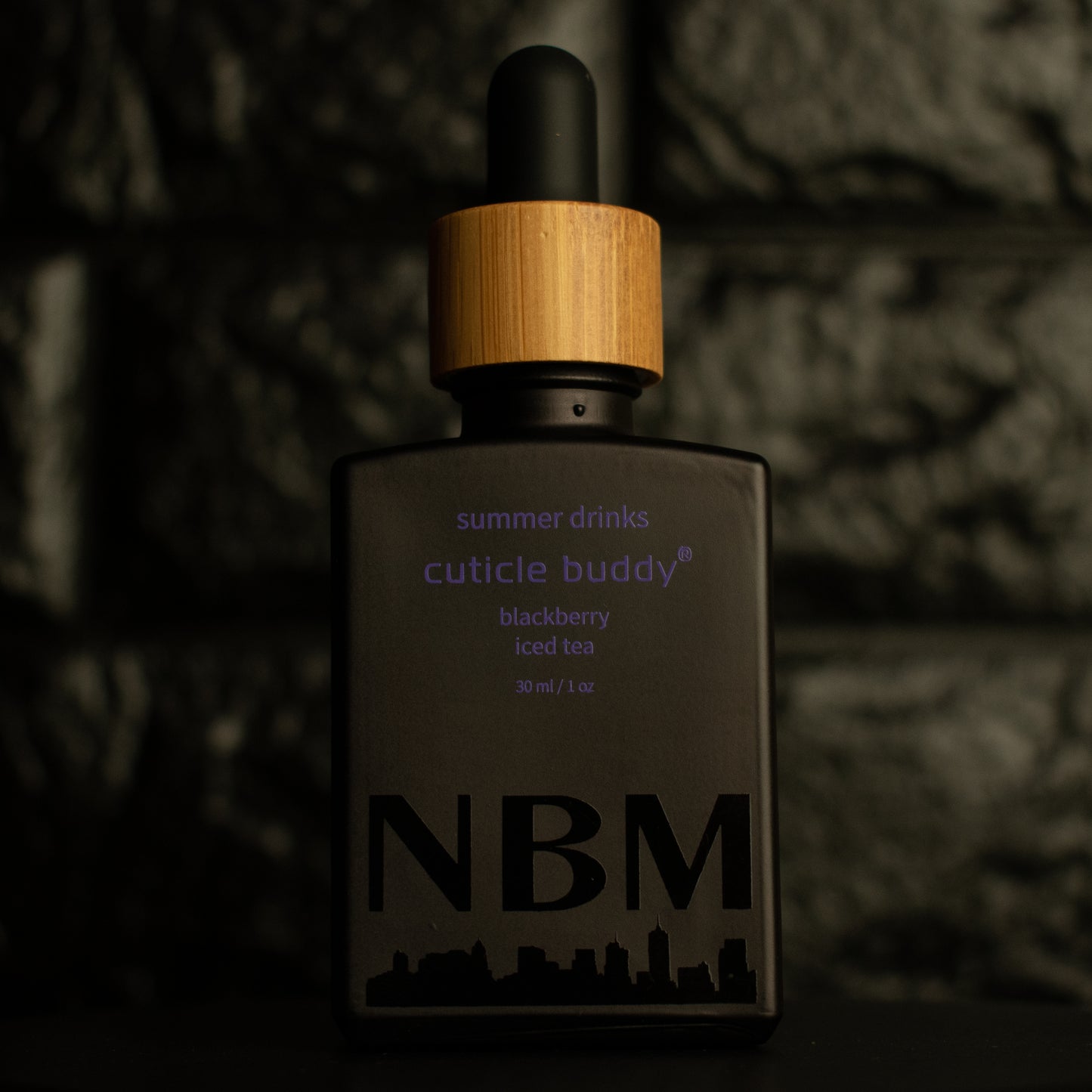 a one ounce dropper bottle in the scent blackberry iced tea